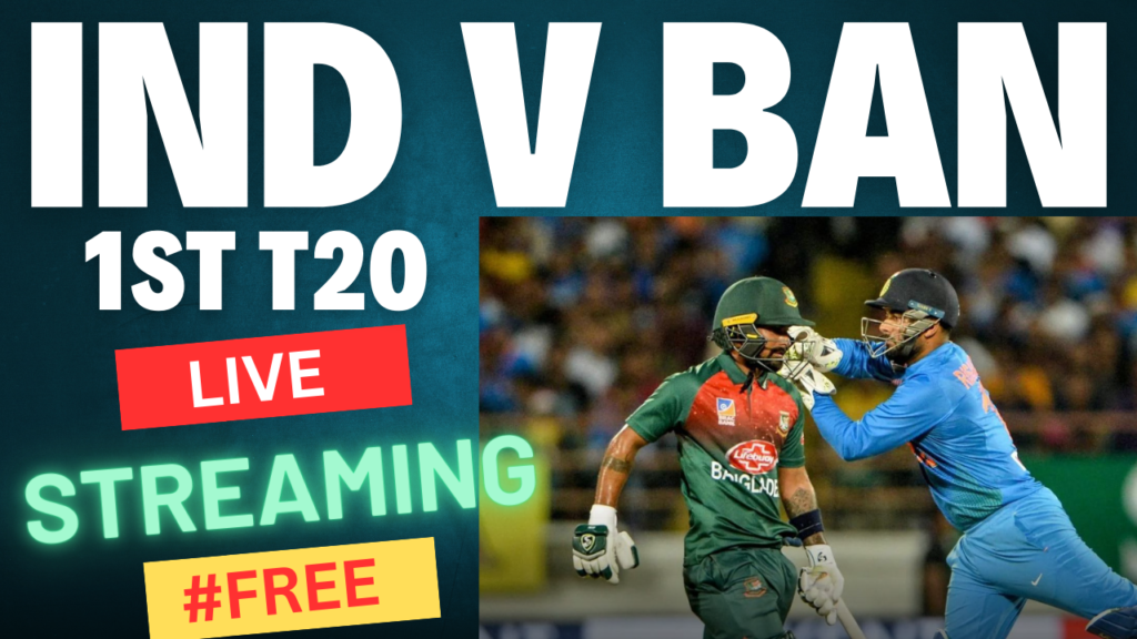 Mobilecric India vs Bangladesh Crictime 2024 Live Stream FREE